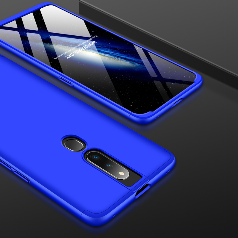 360 Cover case for OPP O A7, Removable 3in1 Hard PC Shield Back Cover Case for OPPO F11 Pro phone cases