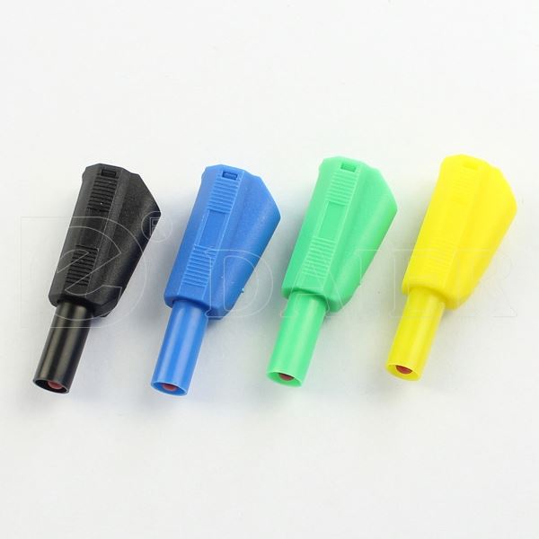 Electrical 24A 30VDC 4MM Male Type High Voltage Banana Plug