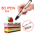 Children's Birthday Gift USB 3D Drawing Pen Printer for Kids