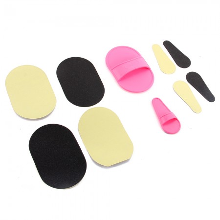 Efoliating Hair Removal Kit Smooth Legs Skin Pads Arm Face Upper Lip Remover