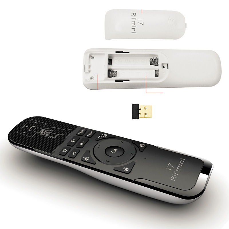 Newest Mini i7 2.4G Mini Wireless Fly Air Mouse Mice with Remote Combo Built-in 6 axis for TV BOX PC Laptop Mini PC