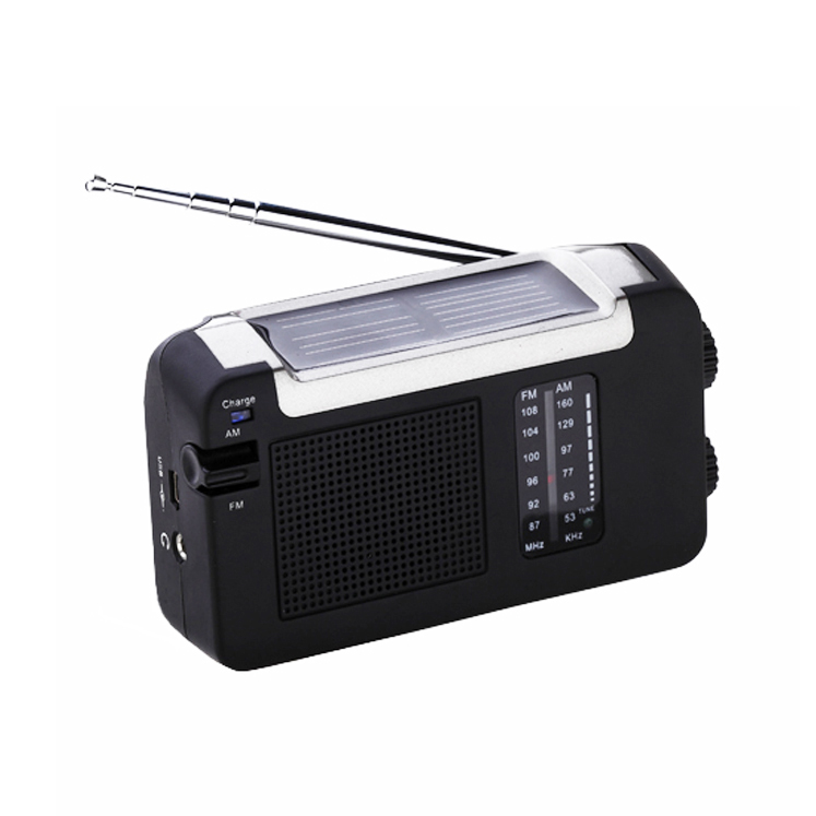 Emergency Solar Hand Crank AM FM Portable Radio