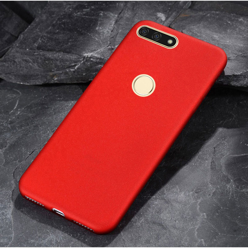 PC Hard sandstone case for Huawei honor play 7 7A 7C back cover