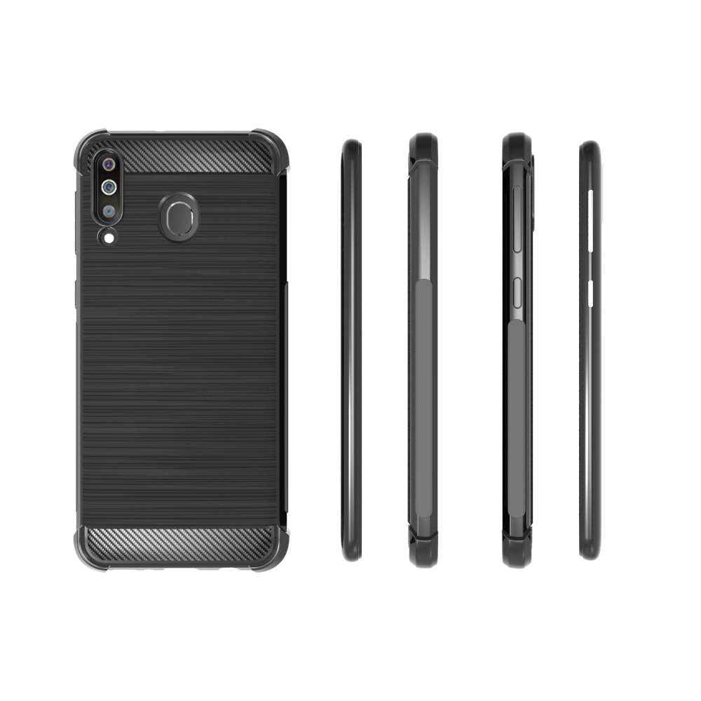 Carbon Fiber Soft Tpu case For Samsung galaxy M30