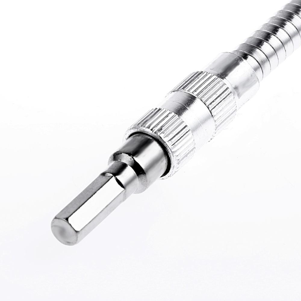 Car Repair Tools Silver 300mm Flexible Shaft Bits Extention Screwdriver Bit Holder Connect Link For Electronics Drill