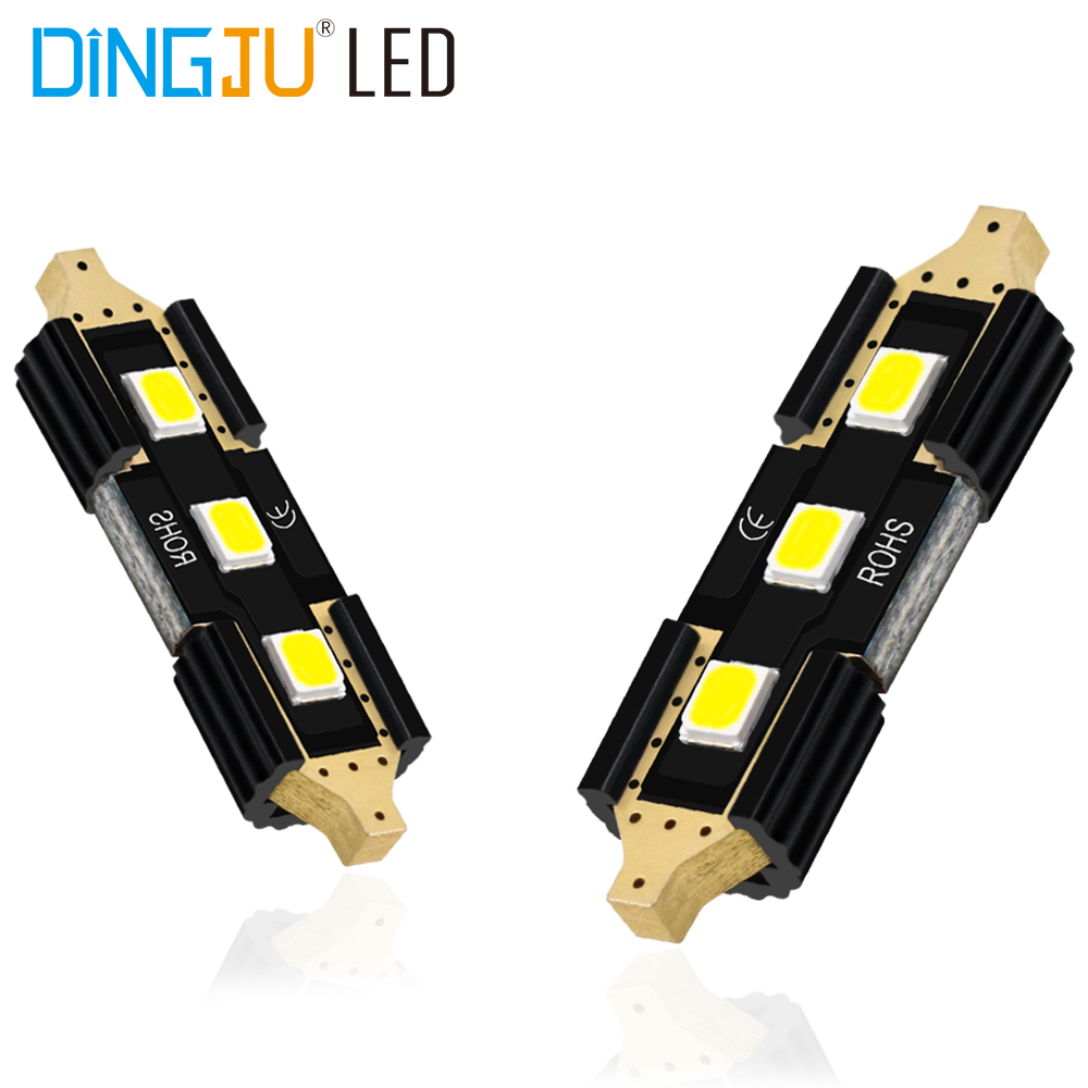 Wholesale price festoon c5w 6smd 2835 canbus led bulb 12v 65.5lm decoding reading lights licence plate lamp  manufacture