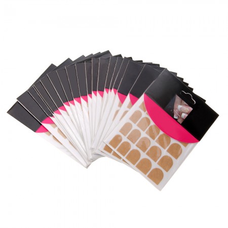 40 Double Side Nail Art Glue False Nails Tips Toe Sticky Adhesive Tape Plastic