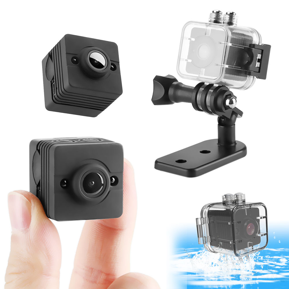 SQ12 Mini Camera 1080P 720P HD Waterproof Night Vision Micro Camera Wide Angel Motion Sensor DVR Old Version SQ11 Kamera Espia