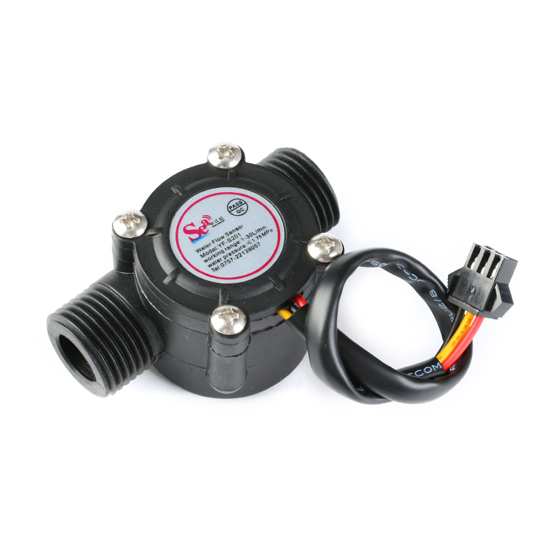 YF-S201 1-30L/min 3Y Water Flow Sensor Flowmeter Hall Flow Sensor Water Control 1/2 2.0MPa