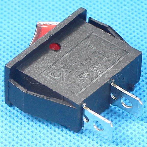 2PIN 2 Position SPST Momentary Rocker With Solder Terminal