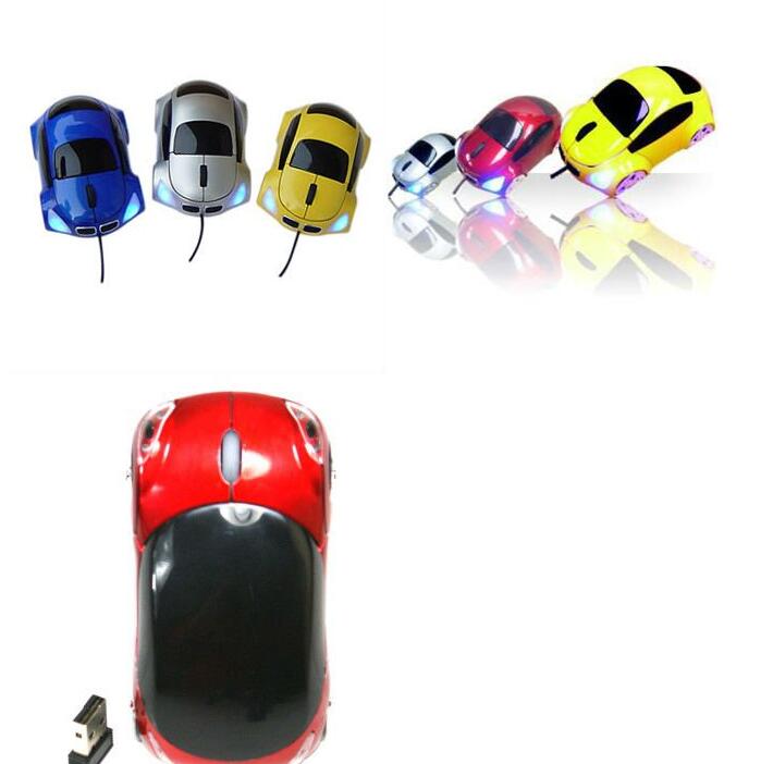 Wireless and Wired Flash Mouse, car Automobile Mouse