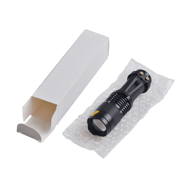 Mini Zoom AA Battery Ultraviolet Purple Black Light 365nm UV Flashlight