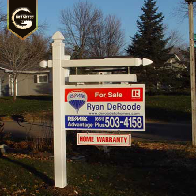 Factory Free Standing School Real Estate Signage High Quality Advertising Pylon Sign