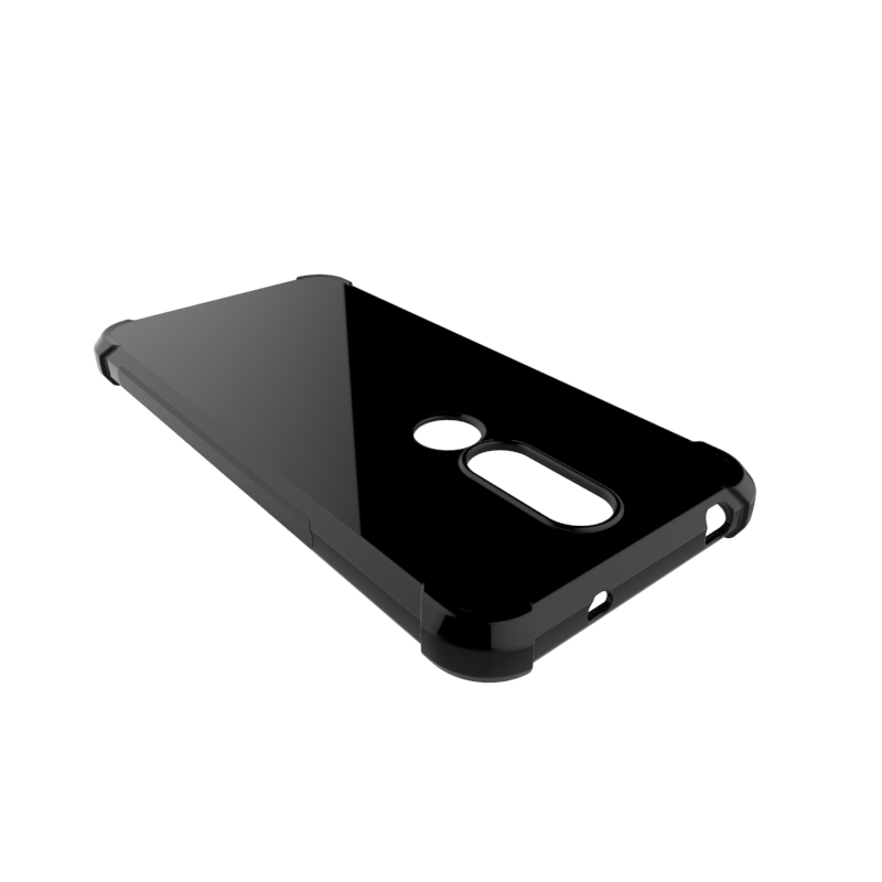 Transparent Shockproof soft Tpu cover case For Nokia X6 2018