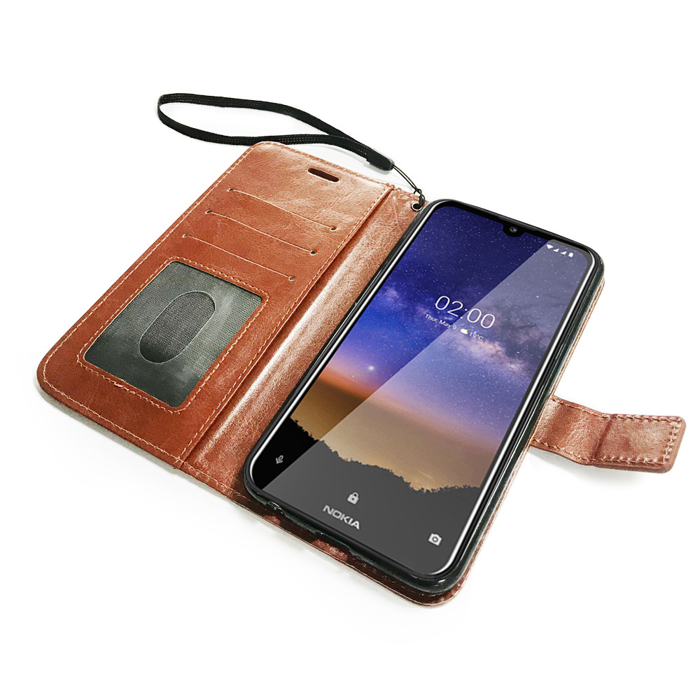 hot sell wallet leather case For Nokia 2.2 stand leather flip cover