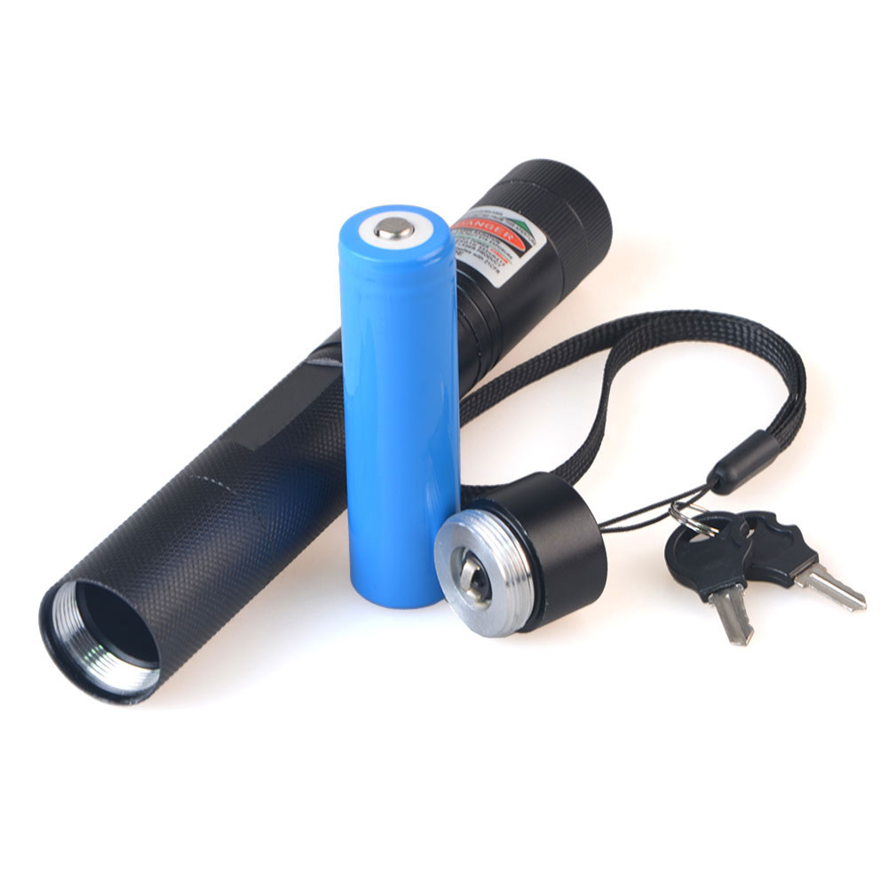 Waterproof Rechargeable Power100mw Green Laser Pointer