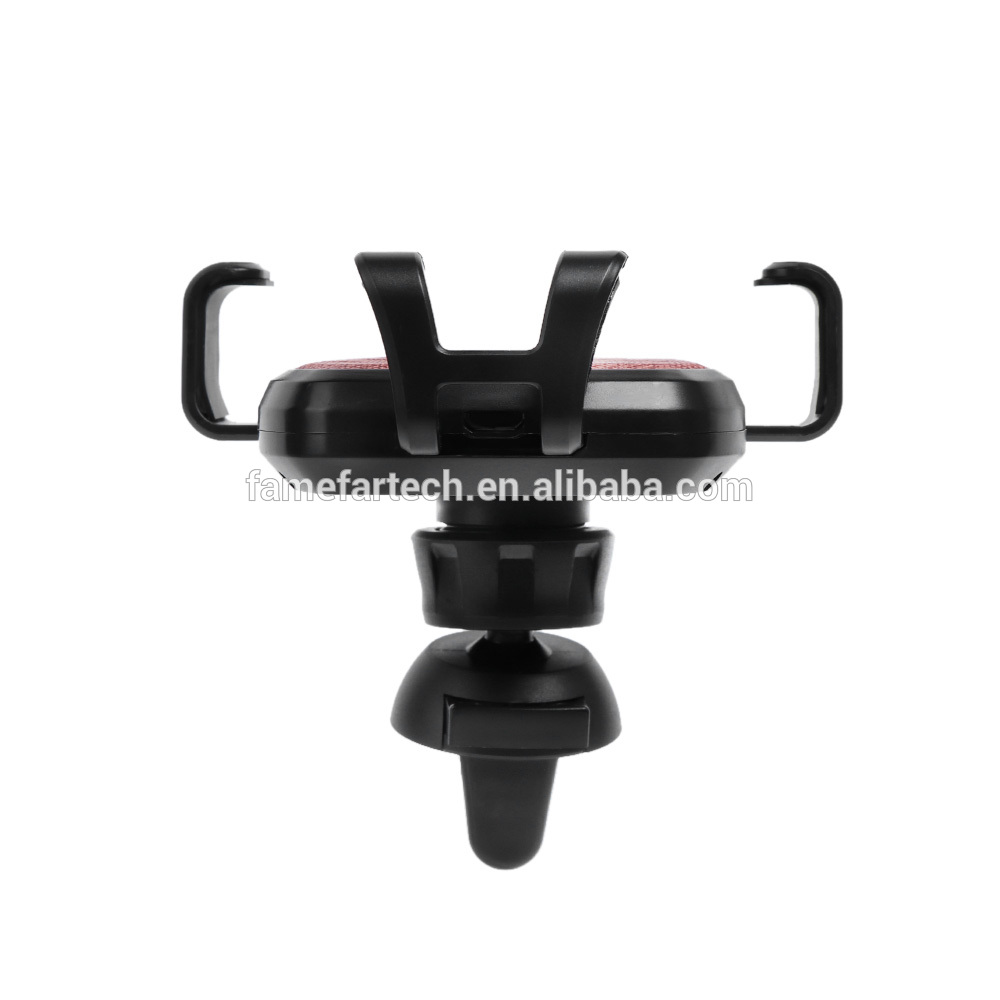 Wireless Charger Metal Gravity Car Holder for iPhone 8 X, 10W Alloy Qi Gravity Wireless Car Charger Holder for Samsung