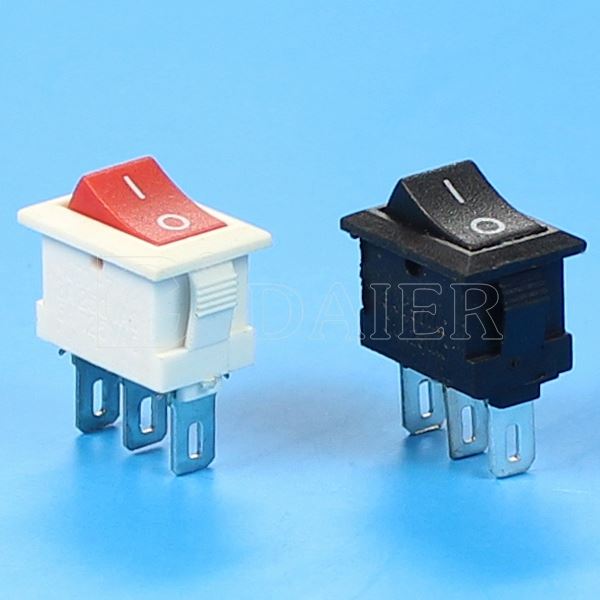 Square 3PIN Single Pole ON ON 2-Way Rocker Switch