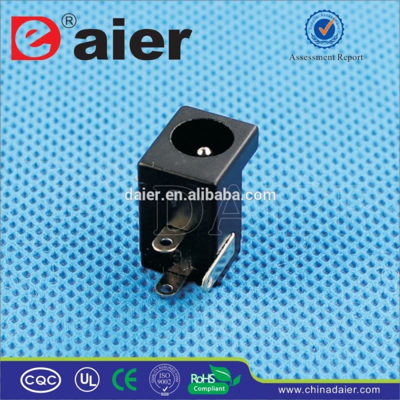 DC-005 black plastic electrical 2.1mm or 2.5mm DC POWER JACK