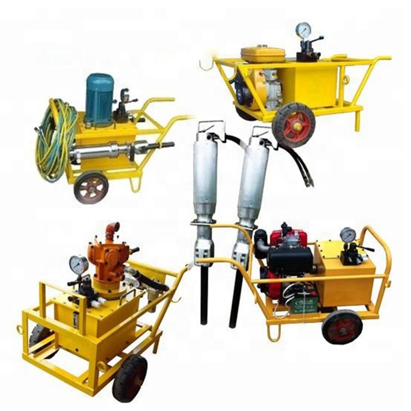 Diesel Power Hydraulic Rock Concrete Splitter for Cracking Stone  for clearance sale