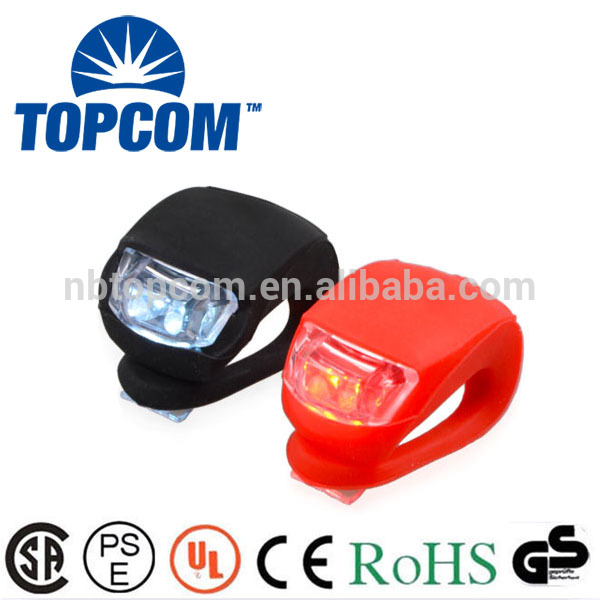 Colorful Light 2 LED Bicycle Led Silicone Lights