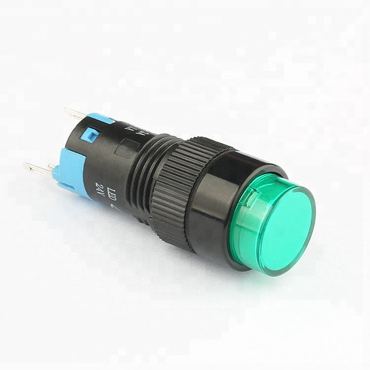 Factory price hot selling  round  illuminated/self-locking push button switch