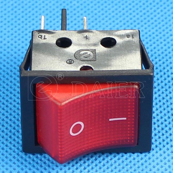 Illuminated Double Pole Rocker Switch Whole Point Of Silver