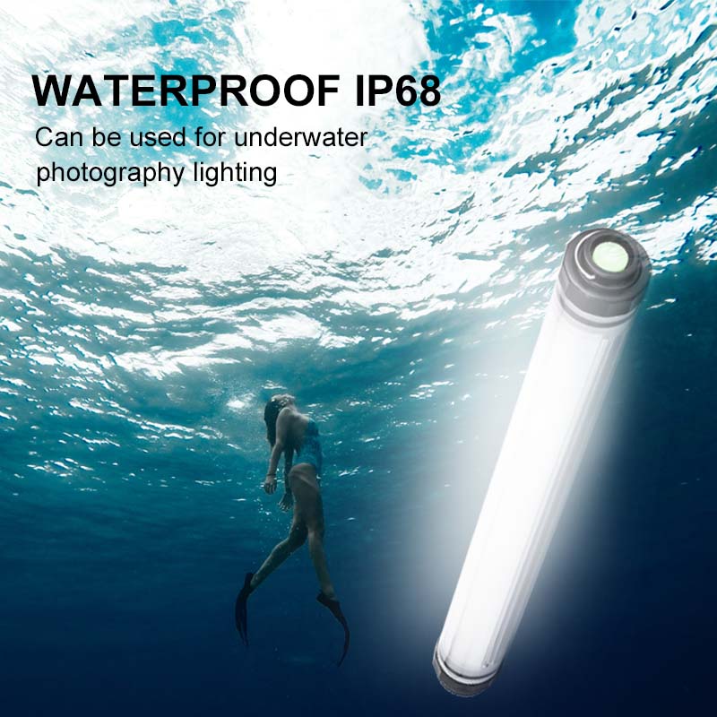 Powerbank Stick USB Rechargeable Waterproof IP68 Explosion Proof waterproof led light tube Power Bank Camping Light with Strap