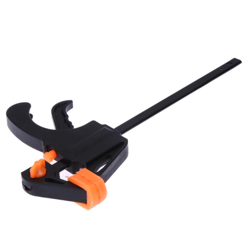 4 Inch Quick Ratchet Release Speed Squeeze Wood Working Work Bar Clamp Clip Kit Spreader Gadget Tool DIY Hand Woodworking