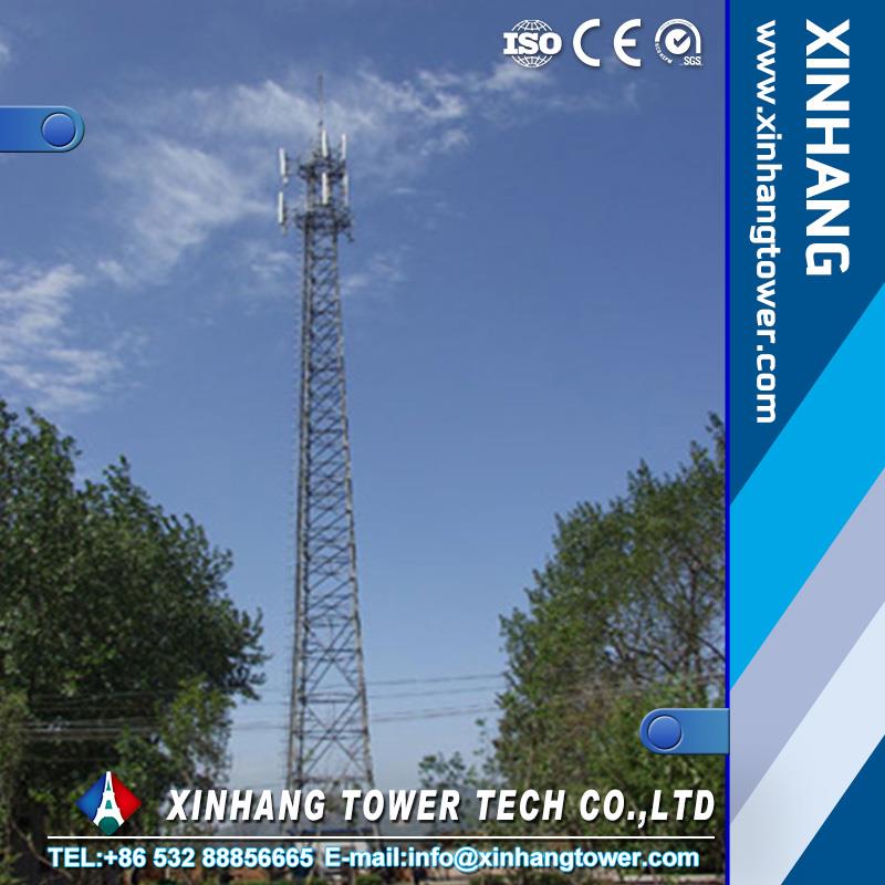 aluminum antenna mast 4 legged steel tower