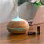 Hidly Wholesale 400ml Wood Grain Ultrasonic Essential Oil Diffuser Cool Mist Humidifier best whole house humidifier