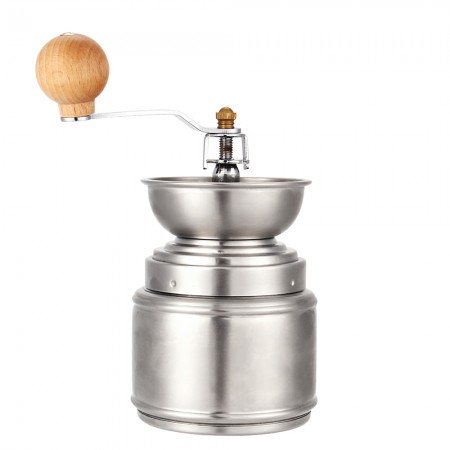 Hand crank Coffee Grinder with ceramic core grinding Adjustable Grind Settings