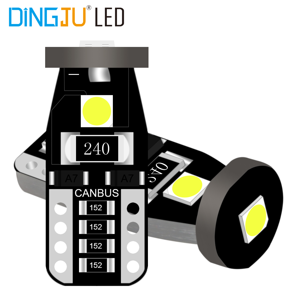 Professional Factory T10 Led 3smd 3030 Canbus Error Free 12v W5w 194 Bulb Auto Car Reversing Lamp Reading Light Good Price