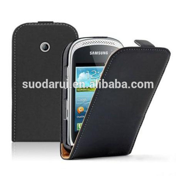 Ultra Slim Leather Flip Cover Case for Samsung Galaxy Music Duos S6010 S6012