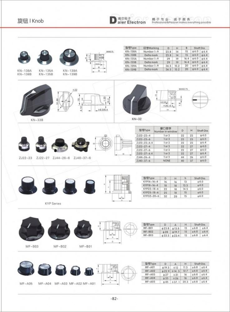 Black Universal Range Gas Oven Control Knob HI OFF LO Stove Knob