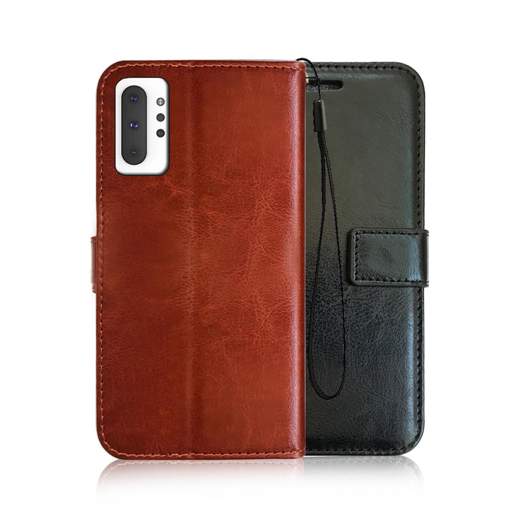 Cell phone case Book Wallet Flip leather Case for Samsung Note10 Pro PU cover Pouch