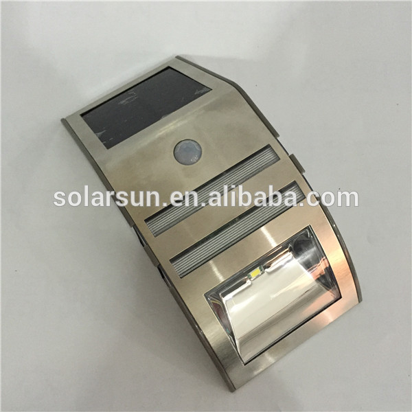 new japan products 2015 Printing logo wall mounted solar LED light