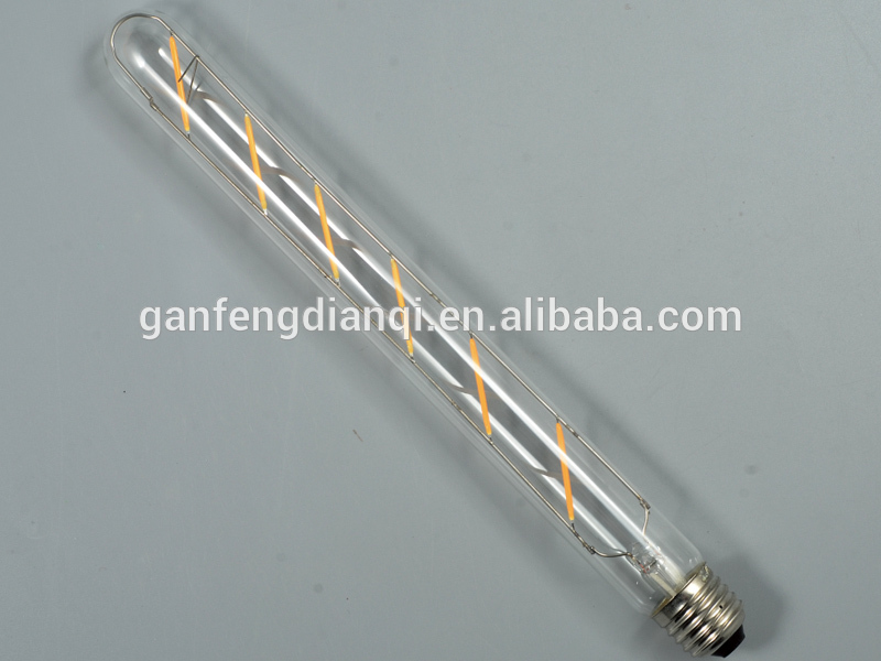 Long tubular led filament bulb