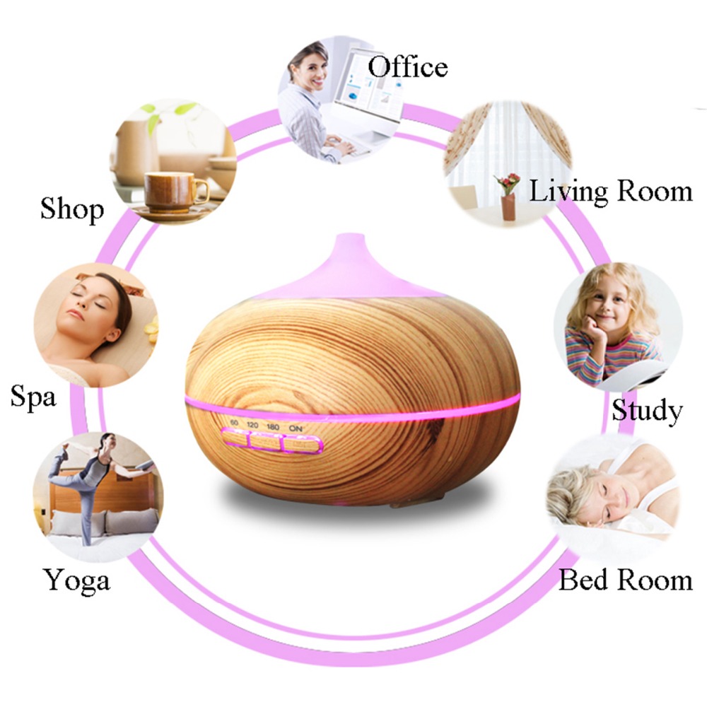 Diffuser Cashew nut shape Aromatherapy Humidifier Ultrasonic Air Humidifier Essential oil Aroma Diffuser Mist Maker fogger