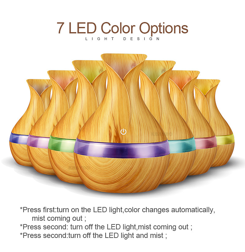 2019 Best Sale Remote Control Aroma Diffuser, New Design Aroma Diffuser Wood Ultrasonic, Essential Oil Aroma Diffuser Wood