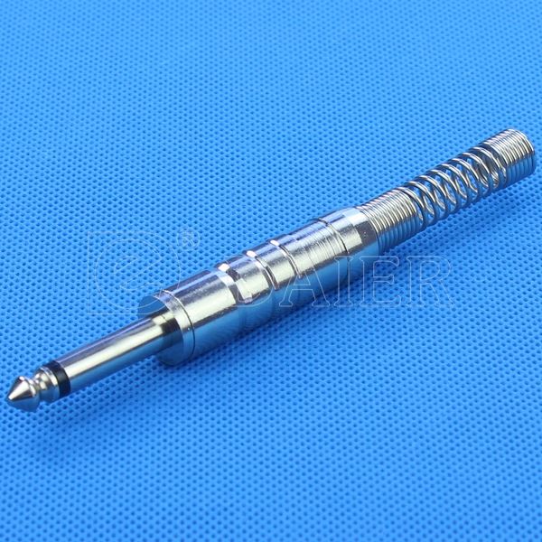 Audio 6.35mm Phone Jack Plug With Spring