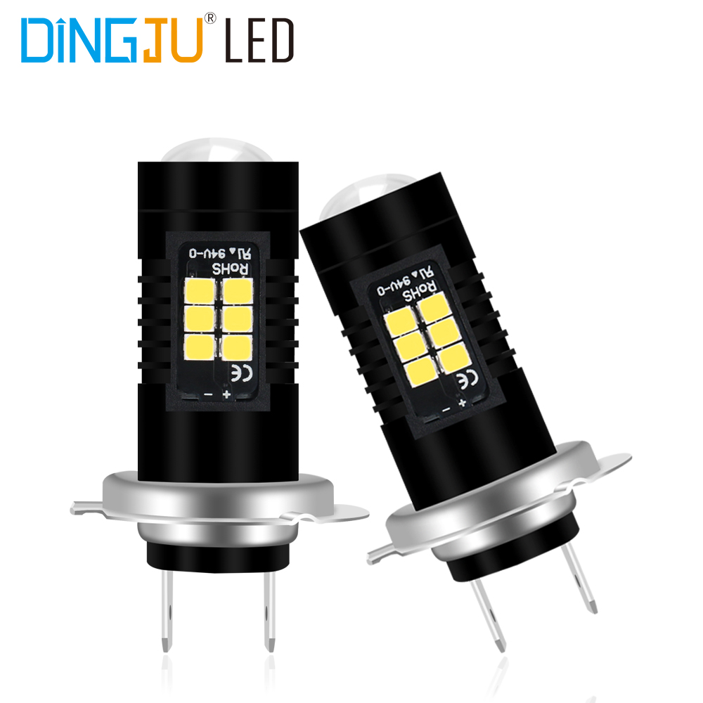 Factory Direct Supply Led H7 2835 21smd Headlight  700 Lumen Fog Lamp Auto Car Bulb With Sale Price