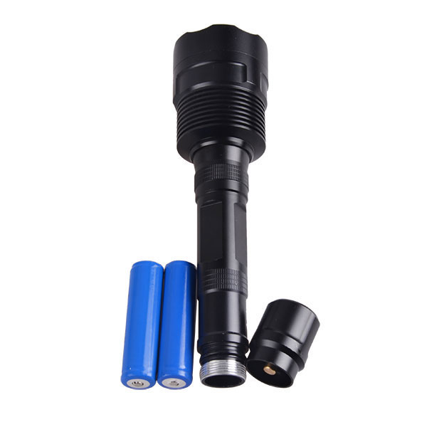 5 Modes Aluminium Long Distance Flash Light Torch LED Flashlight 3 LED Rechargeable Flashlight