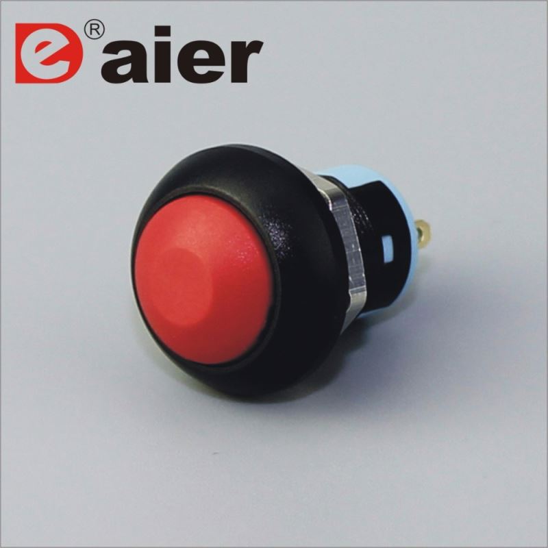 12mm round metal self-locking remote push button switch