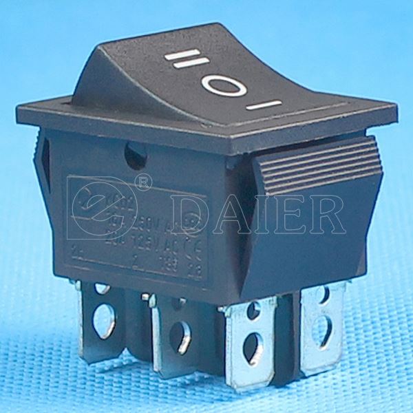 KCD2-203 6PIN ON OFF ON DPDT 20A Three Position Rocker Switch