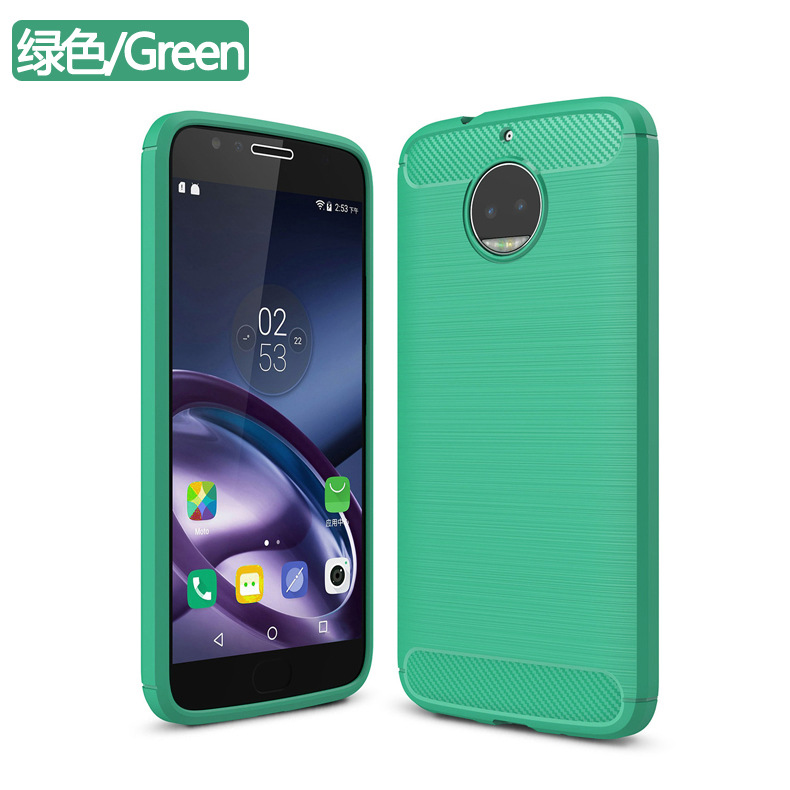 2017 New Arrival Carbon Fiber Tpu case for Motorola Moto G6 G6 Plus brushed tpu soft cover for Motorola Moto G6 G6 Plus