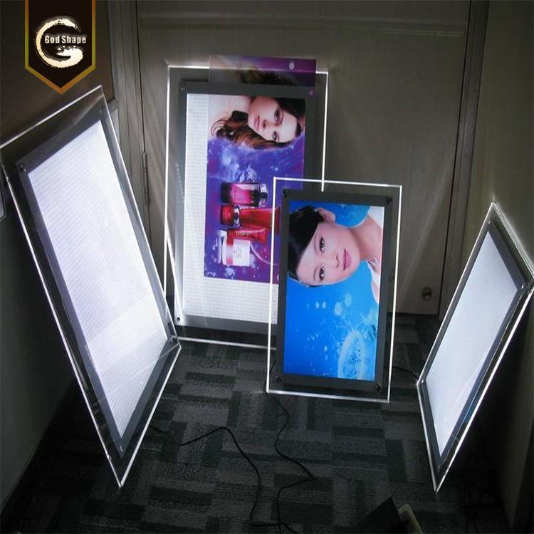 China Acrylic Slim Light Box Super Slim led signs for advertising signage