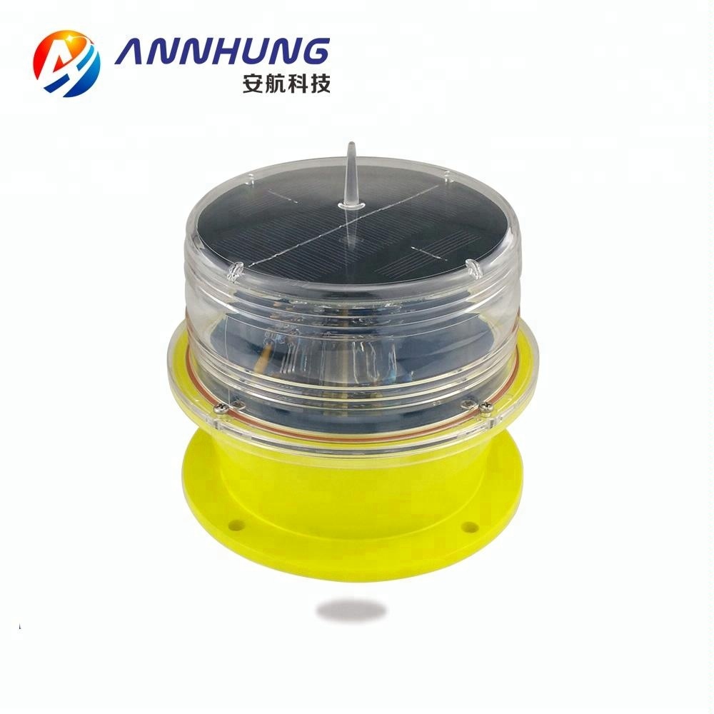 AH-LS-L International Advanced Built - in Solar Powered Panel Aviation Obstruction Light with Long Life Service