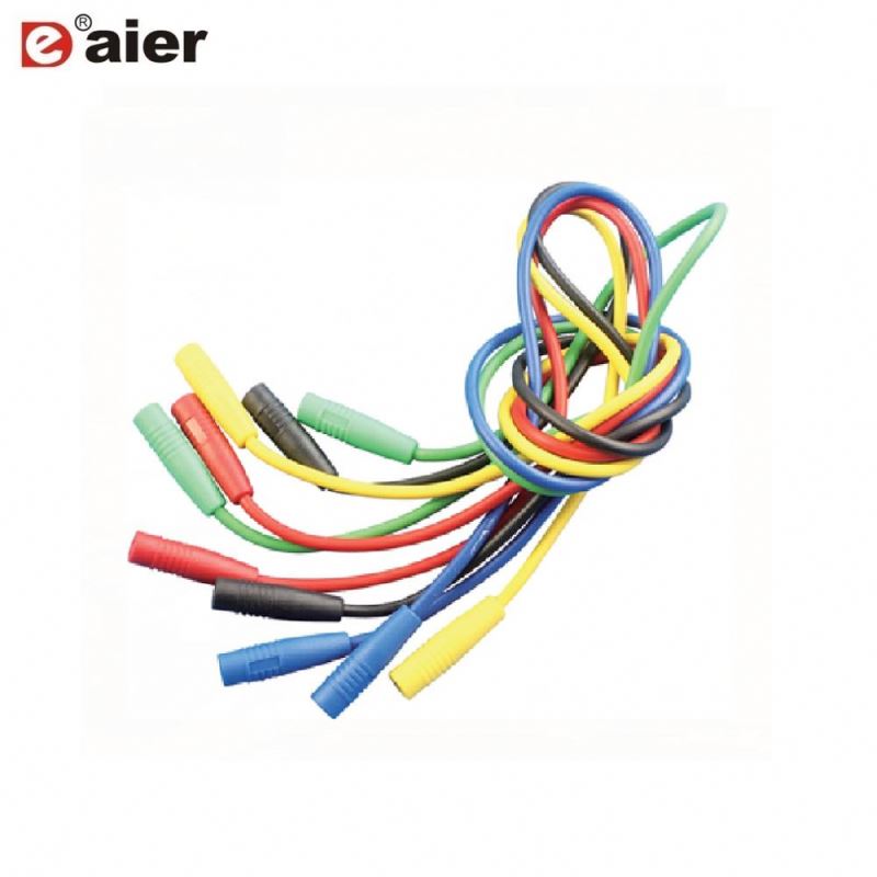 24A 30VDC Female To Female 4MM Banana Plug Wire Custom Banana Cables