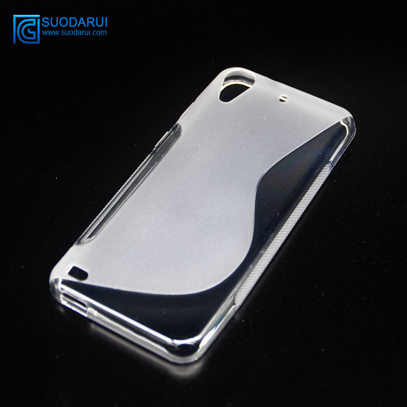 High quality S line tpu case for HTC desire 630 530 flexible soft gel case mix colors